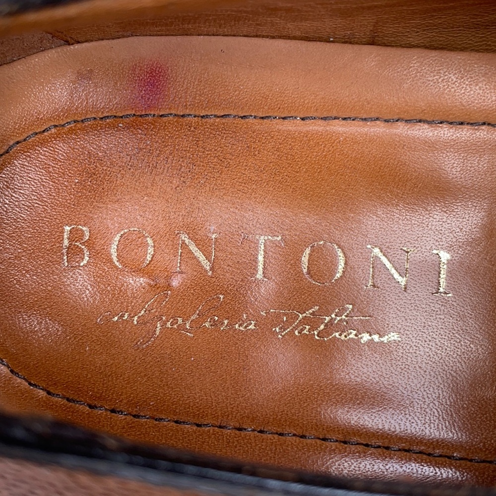 Distressed leather Italian shoes